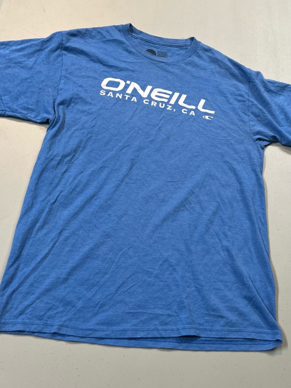 O’Neill Santa Cruz CA T-Shirt Mens Medium Blue Graphic Logo Tee